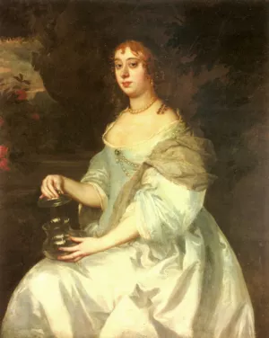 Portrait of Hannah Bulwer by Sir Peter Lely Oil Painting