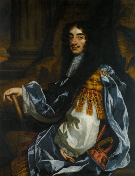 Portrait of King Charles II by Sir Peter Lely - Hand-Painted Oil Painting Reproduction
