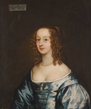 Portrait of Lady Diana Grey, Countess of Ailsbury by Sir Peter Lely Oil Painting