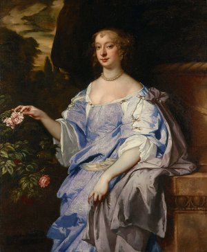 Portrait of Lady Penelope Spencer by Sir Peter Lely Oil Painting