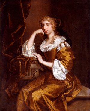 Portrait Of Mrs. Charles Bertie Oil painting by Sir Peter Lely