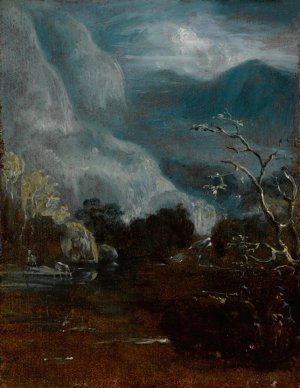 A deer shoot at night by Sir Thomas Lawrence Oil Painting
