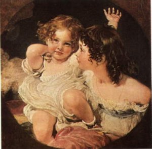 Calmady Children Oil painting by Sir Thomas Lawrence