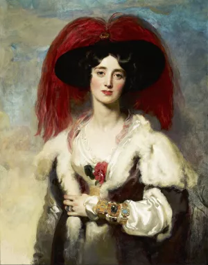 Julia, Lady Peel by Sir Thomas Lawrence Oil Painting