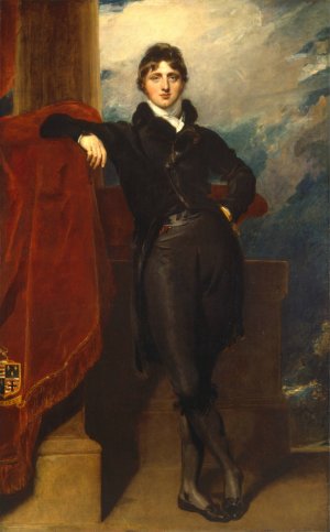 Lord Granville Leveson-Gower, Later 1st Earl Granville by Sir Thomas Lawrence Oil Painting