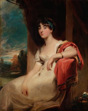 Miss Harriet Clements by Sir Thomas Lawrence Oil Painting