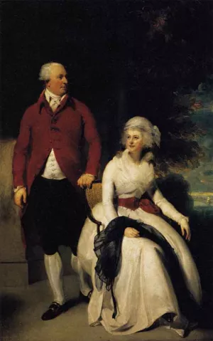 Mr and Mrs John Julius Angerstein Oil painting by Sir Thomas Lawrence