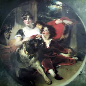 Mrs Maguire and Her Son painting by Sir Thomas Lawrence