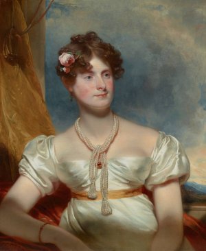 Portrait of a lady by Sir Thomas Lawrence Oil Painting