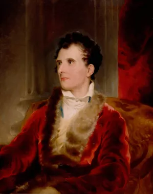 Portrait of Antonio Canova by Sir Thomas Lawrence Oil Painting
