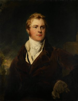 Portrait of Frederick John Robinson, First Earl of Ripon by Sir Thomas Lawrence Oil Painting