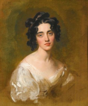Portrait Of Lady Georgina North by Sir Thomas Lawrence Oil Painting
