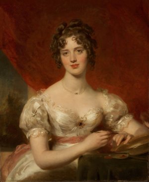 Portrait Of Mary Anne Bloxam by Sir Thomas Lawrence Oil Painting