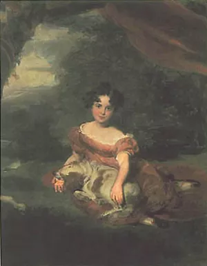 Portrait of Miss Peel Oil painting by Sir Thomas Lawrence
