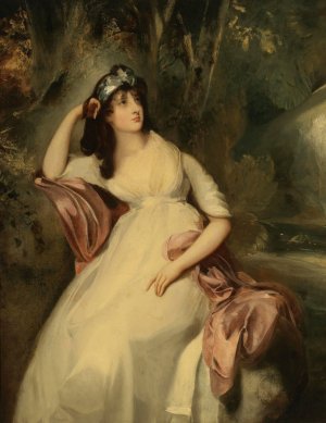Portrait Of Sally Siddons by Sir Thomas Lawrence Oil Painting