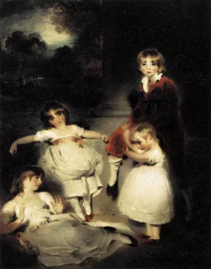 Portrait of the Children of John Angerstein painting by Sir Thomas Lawrence