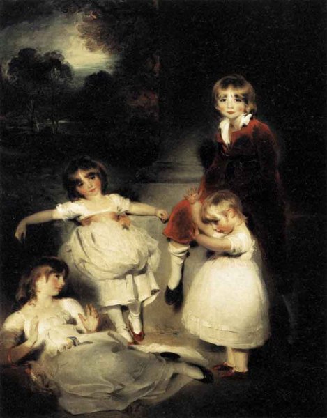 Main Product Photo of Portrait of the Children of John Angerstein Painting by Sir Thomas Lawrence