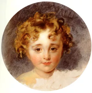 Portrait Of The Hon, George Fane 1819 - 1848; Later Lord Burghersh, When A Boy Oil painting by Sir Thomas Lawrence