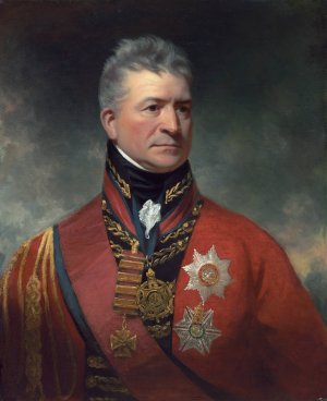 Lieutenant-General Sir Thomas Picton by Sir William Beechey Oil Painting