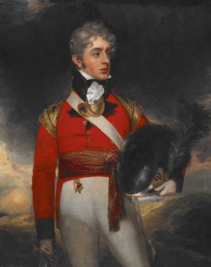 Lieutenant John Pollock by Sir William Beechey Oil Painting