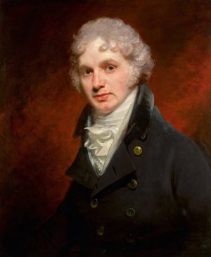 Portrait Of Charles Small Pybus by Sir William Beechey Oil Painting