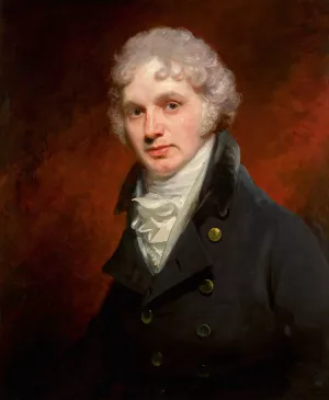 Portrait Of Charles Small Pybus by Sir William Beechey Oil Painting