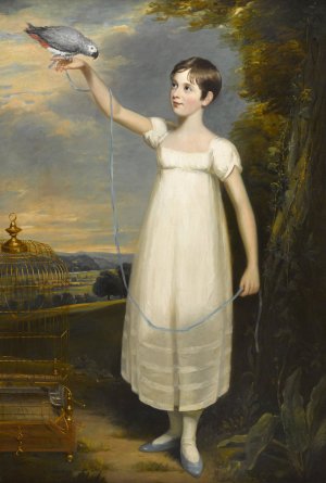 Portrait Of Ellen Smith Of Nottingham by Sir William Beechey Oil Painting