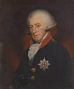 Portrait of George, 4th Earl of Cardigan, Later 1st Duke of Montagu by Sir William Beechey Oil Painting