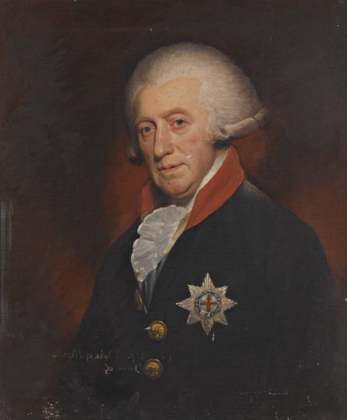 Portrait of George, 4th Earl of Cardigan, Later 1st Duke of Montagu  by Sir William Beechey - Hand-Painted Oil Painting Reproduction