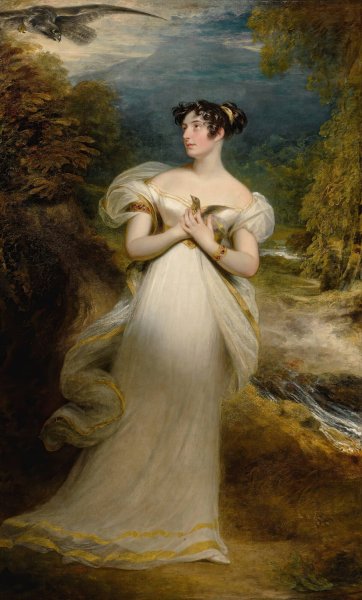 Portrait Of Miss Mary Payne  by Sir William Beechey - Hand-Painted Oil Painting Reproduction