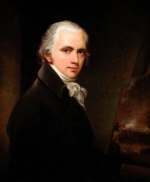 Self Portrait by Sir William Beechey Oil Painting