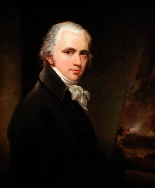 Self Portrait  by Sir William Beechey - Hand-Painted Oil Painting Reproduction