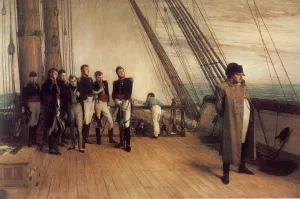 On Board HMS Bellerophon painting by Sir William Quiller Orchardson