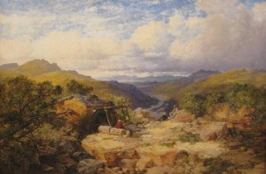 Near Dolgelly by Snr. Niemann Oil Painting