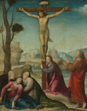 The Crucifixion by Sodoma Oil Painting