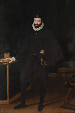 Portrait of Francesco I De Medici, Grand Duke of Tuscany Oil painting by Sofonisba Anguissola
