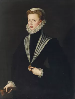 Portrait of Joanna of Austria, Princess of Portugal by Sofonisba Anguissola Oil Painting