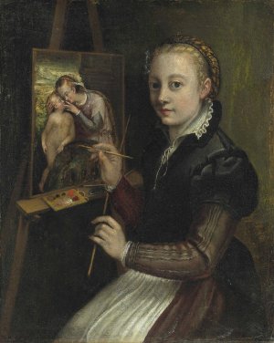 Self Portrait by Sofonisba Anguissola Oil Painting