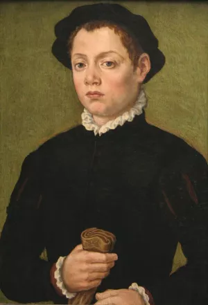 Young Man Oil painting by Sofonisba Anguissola