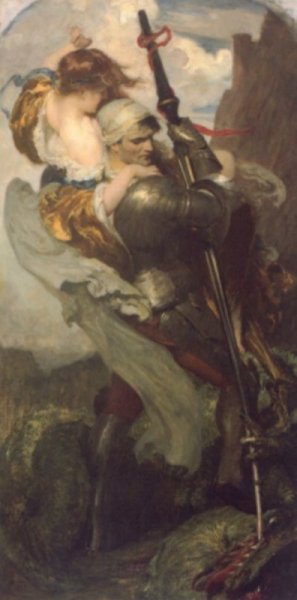 St. George by Solomon Joseph Solomon Oil Painting