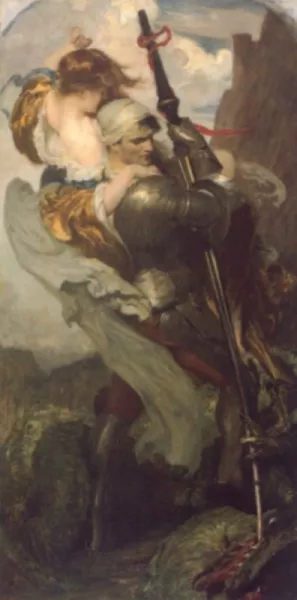 St. George by Solomon Joseph Solomon Oil Painting
