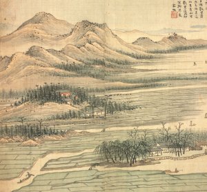 Baoyang Lake by Song Xu Oil Painting