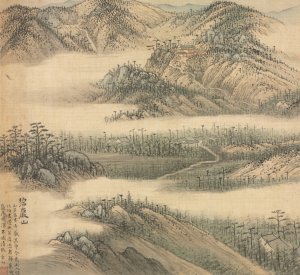 Mt. Biyan by Song Xu Oil Painting