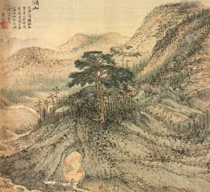 Mt. Dong by Song Xu Oil Painting