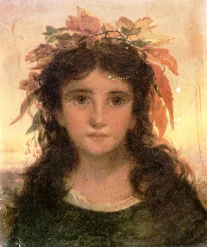 Autumn by Sophie Anderson Oil Painting