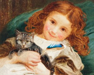 Best Friends by Sophie Anderson Oil Painting