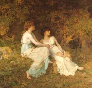 Birdsong Oil painting by Sophie Anderson