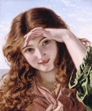 Far Away by Sophie Anderson Oil Painting