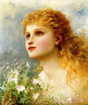 Heavenwards Oil painting by Sophie Anderson