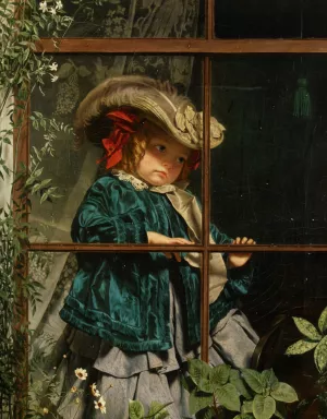 No Walk Today by Sophie Anderson Oil Painting